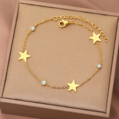 bracelet avec etoile or