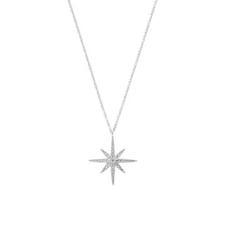 collier pendentif etoile argent